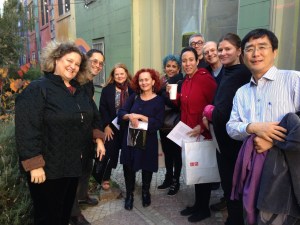 The group with Shinichi Iova-Koga in the Tenderloin