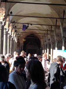 Networking between sessions at the IETM meeting.