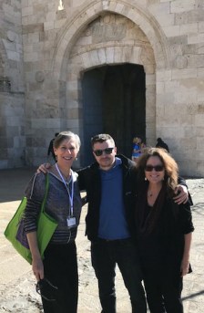 Atanas Marc, Mary-Louise Albert and me outside the Old City